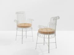 Mathieu Mat got Mathieu Mategot pair of Cap d Ail chairs 1950s - 4240721