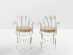 Mathieu Mat got Mathieu Mategot pair of Cap d Ail chairs 1950s - 4240724