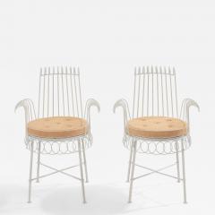 Mathieu Mat got Mathieu Mategot pair of Cap d Ail chairs 1950s - 4246847