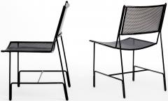 Mathieu Mat got Mathieu Mategot rarest set of 4 black chairs documented model Panamera  - 1651598