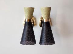 Mathieu Mat got Pair of Mathieu Mat got Perforated Sconces - 3054588