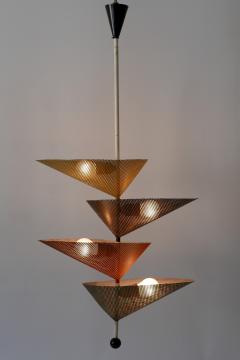 Mathieu Mat got Rare Mid Century Modern Chandelier or Pendant Lamp by Mathieu Mat got 1950s - 1945379