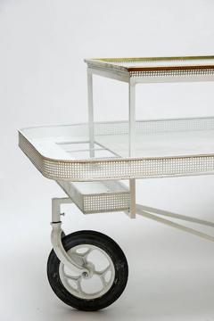 Mathieu Mat got Serving Cart with Removable Tray In the Style of Mathieu Mategot - 4715328