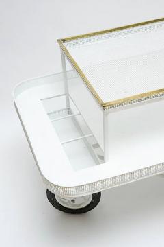 Mathieu Mat got Serving Cart with Removable Tray In the Style of Mathieu Mategot - 4715329