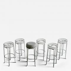 Mathieu Mat got Set of Six Bar Stools in the Manner of Mathieu Mategot - 4816670