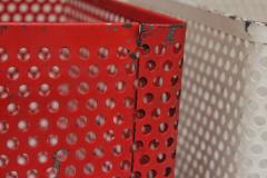 Mathieu Mat got Set of Two Vintage White and Cream Perforated Wastebaskets after Mathieu Mat got - 3556937