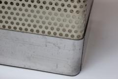 Mathieu Mat got Set of Two Vintage White and Cream Perforated Wastebaskets after Mathieu Mat got - 3556938