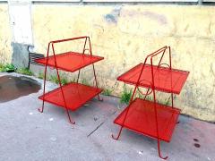 Mathieu Mat got Style of Mathieu Mat got Awesome Pair of Two Tiers Side Tables - 375617