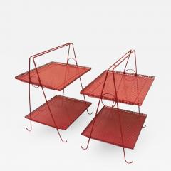 Mathieu Mat got Style of Mathieu Mat got Awesome Pair of Two Tiers Side Tables - 376488