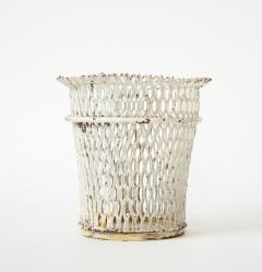 Mathieu Mat got Vintage Lacquered Metal Cachepot in the manner of Mathieu Mategot 20th Century - 1942460