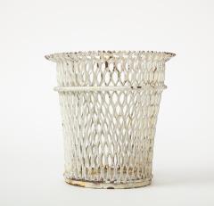 Mathieu Mat got Vintage Lacquered Metal Cachepot in the manner of Mathieu Mategot 20th Century - 1942463