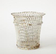 Mathieu Mat got Vintage Lacquered Metal Cachepot in the manner of Mathieu Mategot 20th Century - 1942465