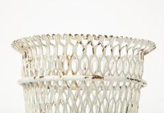 Mathieu Mat got Vintage Lacquered Metal Cachepot in the manner of Mathieu Mategot 20th Century - 1942467