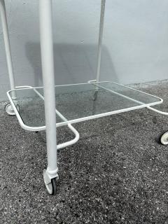 Mathieu Mat got Vintage Mathieu Mat got Perforated Metal Design Rolling Bar Cart - 4637118