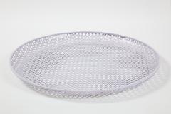 Mathieu Mat got White Round Perforated Metal Tray by Mathieu Mategot - 2057984