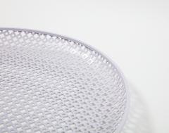 Mathieu Mat got White Round Perforated Metal Tray by Mathieu Mategot - 2057987