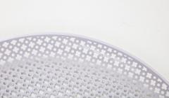 Mathieu Mat got White Round Perforated Metal Tray by Mathieu Mategot - 2057988