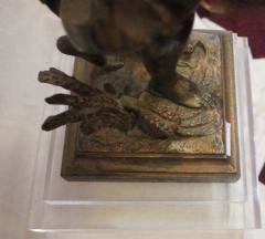 Mathurin Moreau 1880 Bronze Statue of Woman Signed Moreau - 2485261