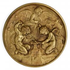 Mathurin Moreau Set of four antique ormolu roundels by Mathurin Moreau - 3606552