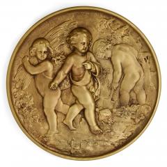 Mathurin Moreau Set of four antique ormolu roundels by Mathurin Moreau - 3606554