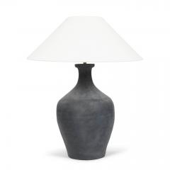 Matte Black Storage Jar Lamp - 4492723