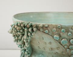 Matteo Giampaglia Sculptural Soft Green Glazed Pallini Vase by Matteo Giampaglia Italy 2023 - 4292442