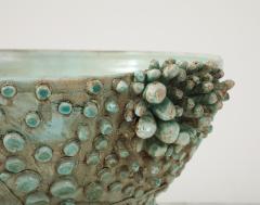 Matteo Giampaglia Sculptural Soft Green Glazed Pallini Vase by Matteo Giampaglia Italy 2023 - 4292445