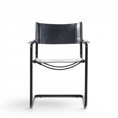 Matteo Grassi Matteo Grassi MG Mid Century Italian Leather Dining Chairs Set of 10 - 4646668