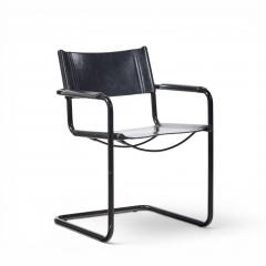 Matteo Grassi Matteo Grassi MG Mid Century Italian Leather Dining Chairs Set of 10 - 4646669
