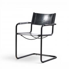 Matteo Grassi Matteo Grassi MG Mid Century Italian Leather Dining Chairs Set of 10 - 4646673