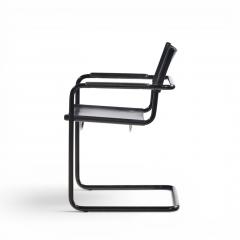 Matteo Grassi Matteo Grassi MG Mid Century Italian Leather Dining Chairs Set of 10 - 4646675