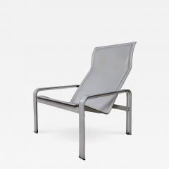 Matteo Grassi Matteo Grassi White Leather Lounge Chair Italy 1970s - 2244433