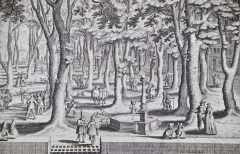 Matth us Merian the Elder St Peters Square in Basel 17th Century Engraving by Matth us Merian - 2694589