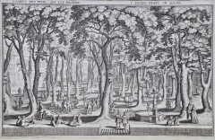 Matth us Merian the Elder St Peters Square in Basel 17th Century Engraving by Matth us Merian - 2694590
