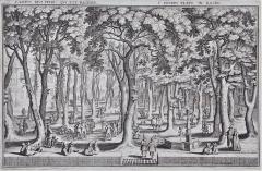 Matth us Merian the Elder St Peters Square in Basel 17th Century Engraving by Matth us Merian - 2701148