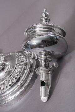 Matthew Boulton Pair of Very Rare Sheffield Plate Argand Lamps - 37595