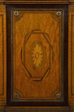 Matthijs Horrix Satinwood marquetry lacquer inset gilt bronze mounted side cabinets - 4217719
