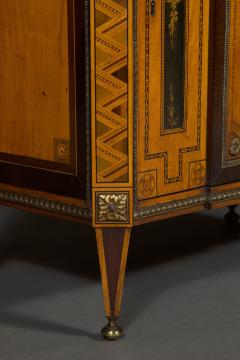 Matthijs Horrix Satinwood marquetry lacquer inset gilt bronze mounted side cabinets - 4217724