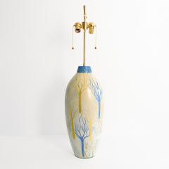 Maud Fredin Fradhollm MAUD FREDIN FREDHOLM SPRING STONEWARE LAMP BO FAJANS SWEDEN 1940S - 2359125
