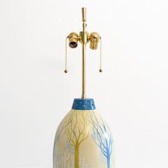 Maud Fredin Fradhollm MAUD FREDIN FREDHOLM SPRING STONEWARE LAMP BO FAJANS SWEDEN 1940S - 2359127