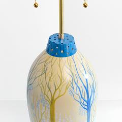 Maud Fredin Fradhollm MAUD FREDIN FREDHOLM SPRING STONEWARE LAMP BO FAJANS SWEDEN 1940S - 2359131