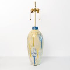 Maud Fredin Fradhollm MAUD FREDIN FREDHOLM SPRING STONEWARE LAMP BO FAJANS SWEDEN 1940S - 2359132
