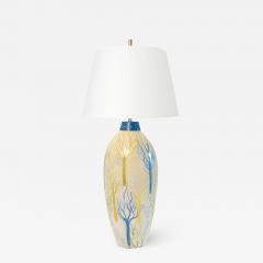 Maud Fredin Fradhollm MAUD FREDIN FREDHOLM SPRING STONEWARE LAMP BO FAJANS SWEDEN 1940S - 2360810