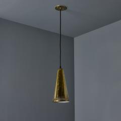 Mauri Almari 1950s Mauri Almari K2 48 Brass Pendant for Idman - 4448021