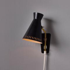 Mauri Almari 1950s Perforated Metal Diabolo Plug In Wall Lamp Attributed to Mauri Almari - 4366583