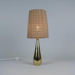 Mauri Almari Gorgeous Mauri Almari Cast Brass Drop Table Lamp Model 61046 Idman 1950s - 4248953