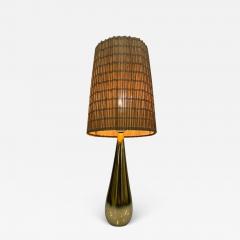 Mauri Almari Gorgeous Mauri Almari Cast Brass Drop Table Lamp Model 61046 Idman 1950s - 4250870