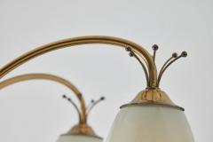 Mauri Almari Large 1950s Mauri Almari 6 Arm Chandelier in the Manner of Paavo Tynell - 2511122