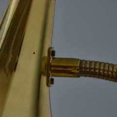 Mauri Almari Pair of 1950s Perforated Brass Wall Lamps Attributed to Mauri Almari - 4448217