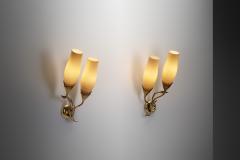 Mauri Almari Pair of Mauri Almari 71020 Wall Lights for Idman Finland 1950s - 3705730